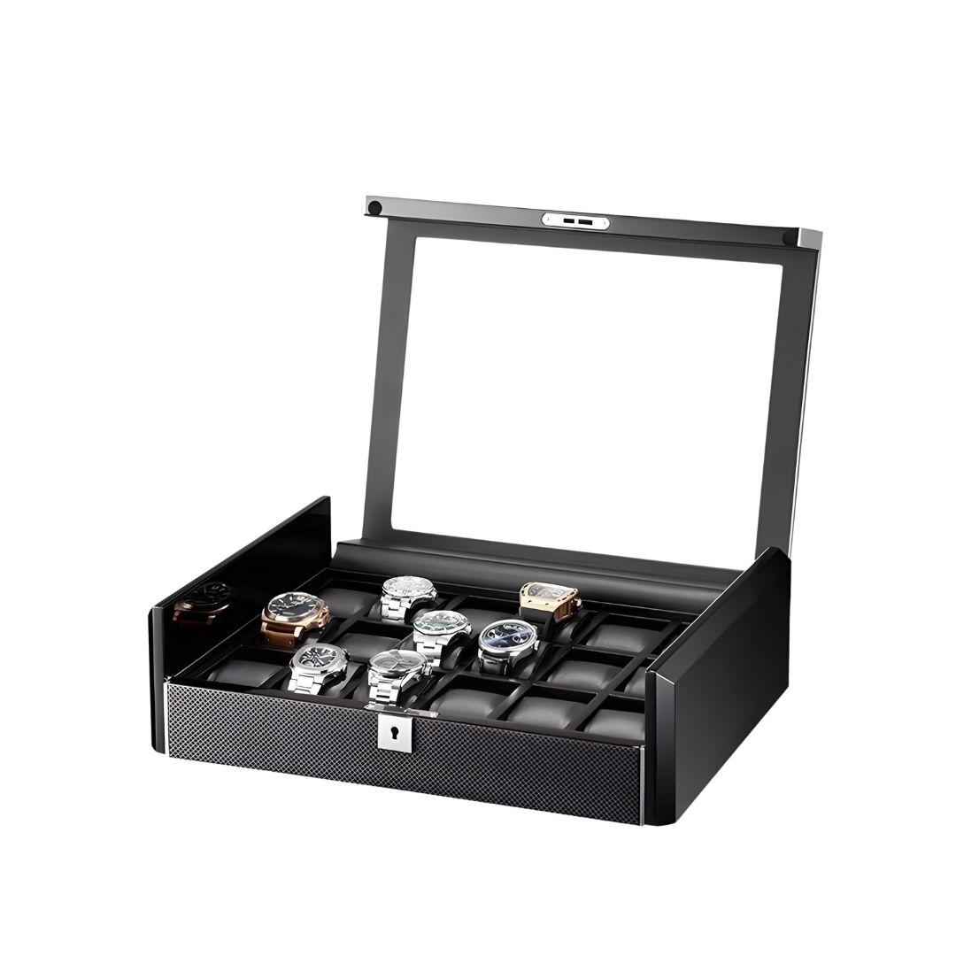 Boîte à Montre - Chrono Carbon™ - 18 montres
