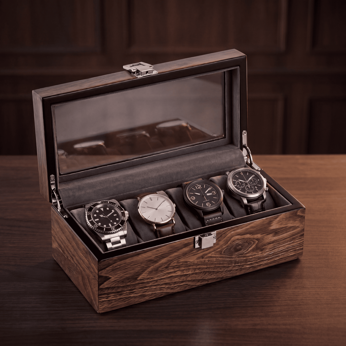Boîte à Montre - Morphée™ - 4 Montres