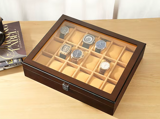 Boîte à Montre - Maître du Temps Brun™ - 18 montres