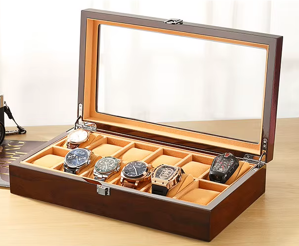 Boîte à Montre - Maître du Temps Brun™ - 12 montres