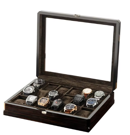 Boîte à Montre - Maître du Temps Noir™ - 18 montres