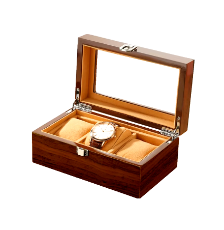Boîte à Montre - Maître du Temps Brun™ - 3 montres