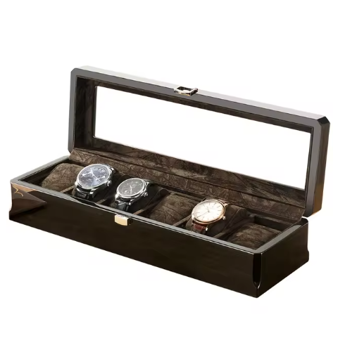 Boîte à Montre - Maître du Temps Noir™ - 6 montres