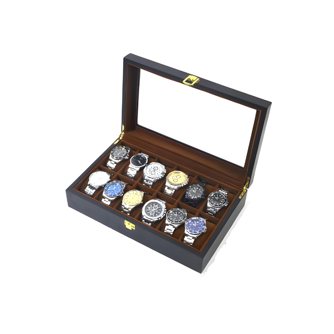 Boîte à Montre - Diplomate™ - 12 montres