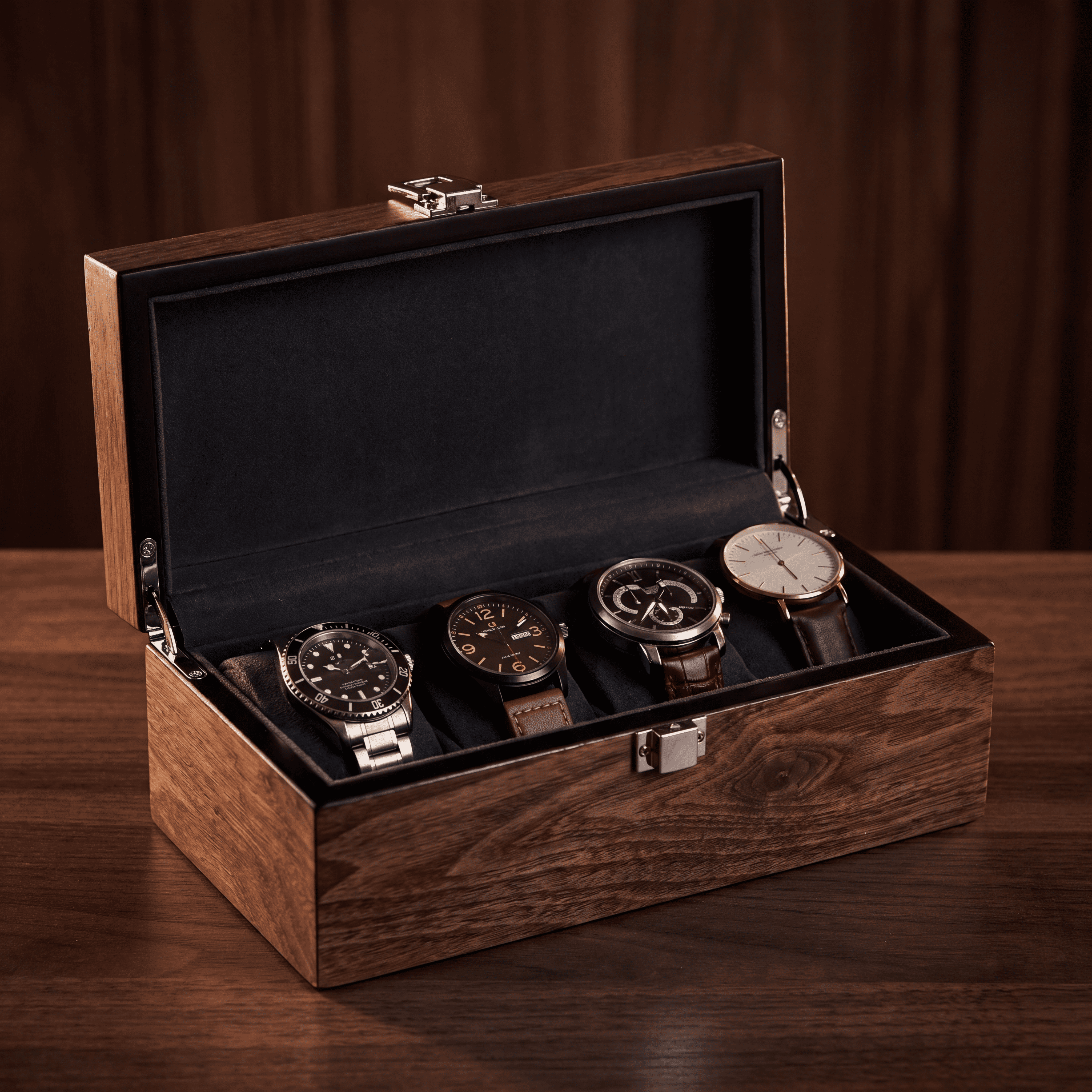 Boîte à Montre - Morphée™ - 4 Montres