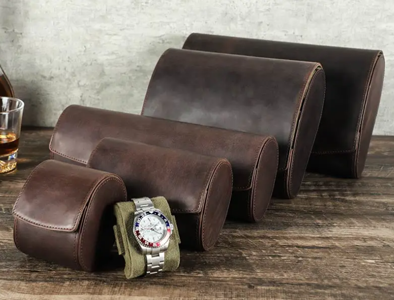 Étui de Voyage - Cuir Tradition™ - 8 montres