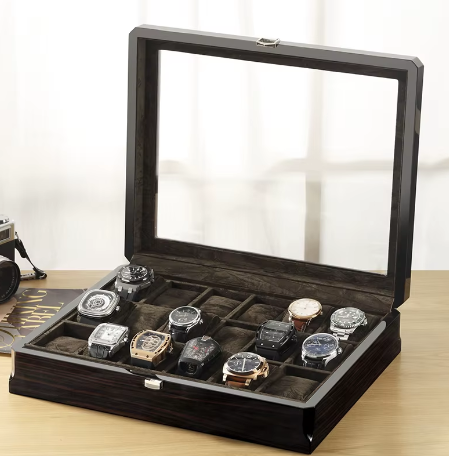 Boîte à Montre - Maître du Temps Noir™ - 18 montres