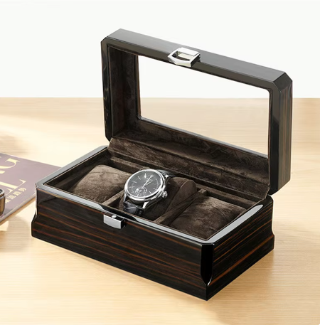 Boîte à Montre - Maître du Temps Noir™ - 3 montres