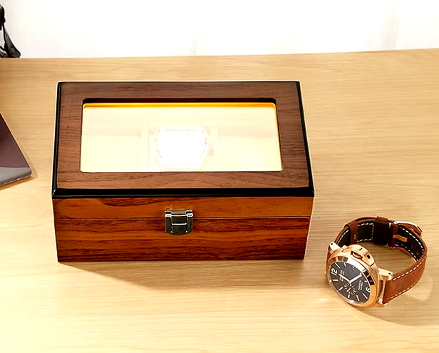Boîte à Montre - Maître du Temps Brun™ - 3 montres