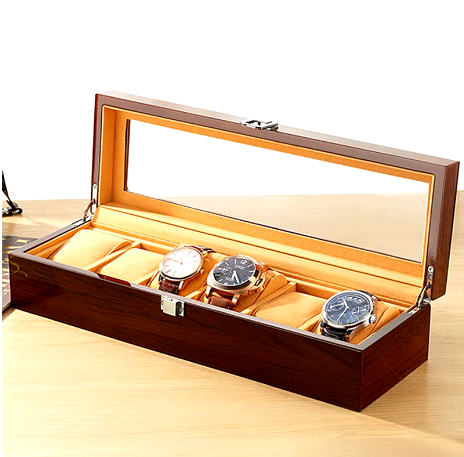 Boîte à Montre - Maître du Temps Brun™ - 6 montres
