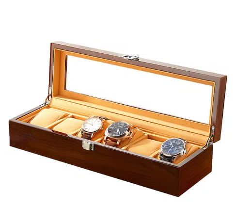 Boîte à Montre - Maître du Temps Brun™ - 6 montres