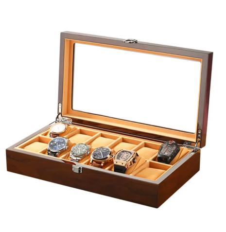 Boîte à Montre - Maître du Temps Brun™ - 12 montres